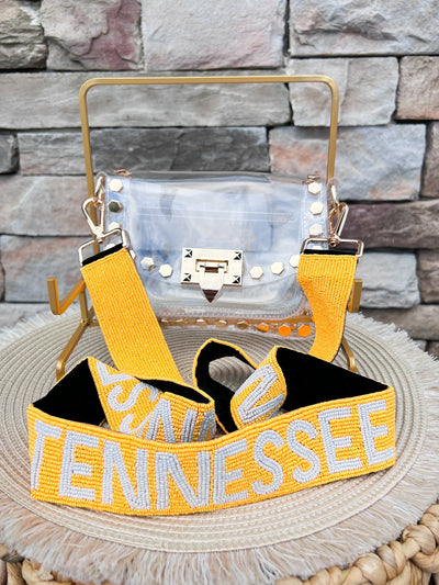 Tennessee Volunteers Beaded Bag Strap - The Pink Pineapple 850