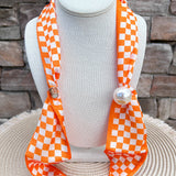 Tennessee Volunteers Magnetic Pearl Scarf Necklace - The Pink Pineapple 850