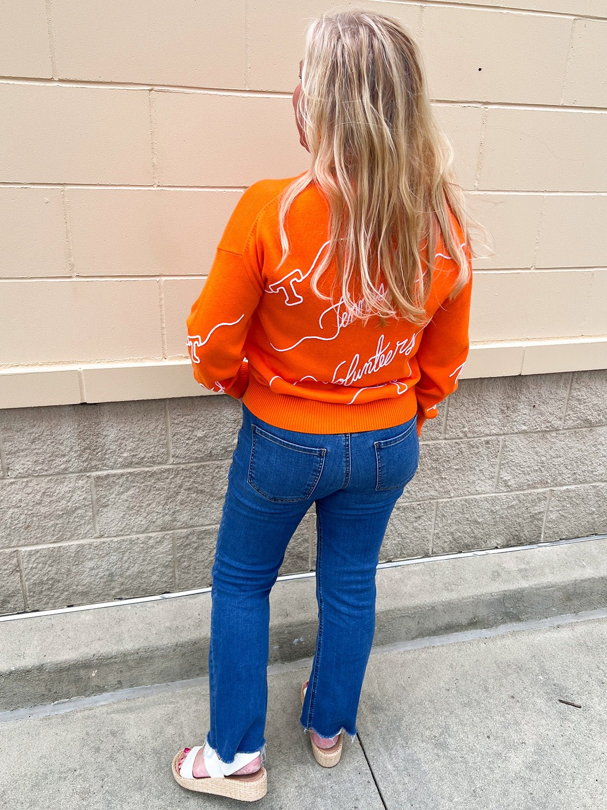 Tennessee Volunteers® Script Sweater - The Pink Pineapple 850