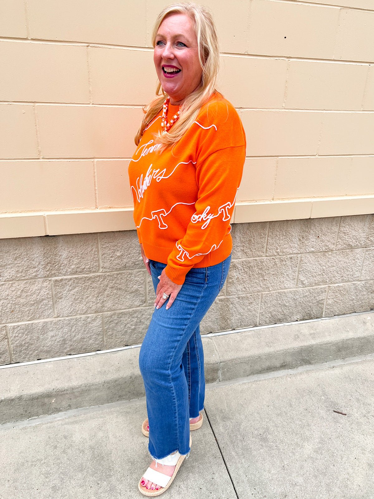 Tennessee Volunteers® Script Sweater - The Pink Pineapple 850