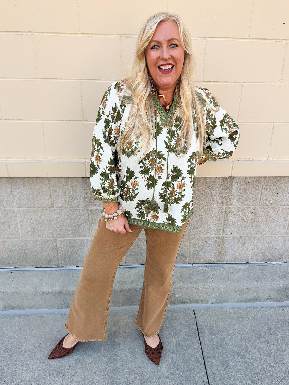 The Autumn Ember Bootcut Pants - The Pink Pineapple 850