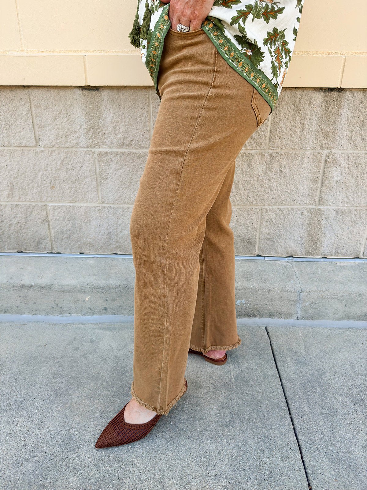 The Autumn Ember Bootcut Pants - The Pink Pineapple 850