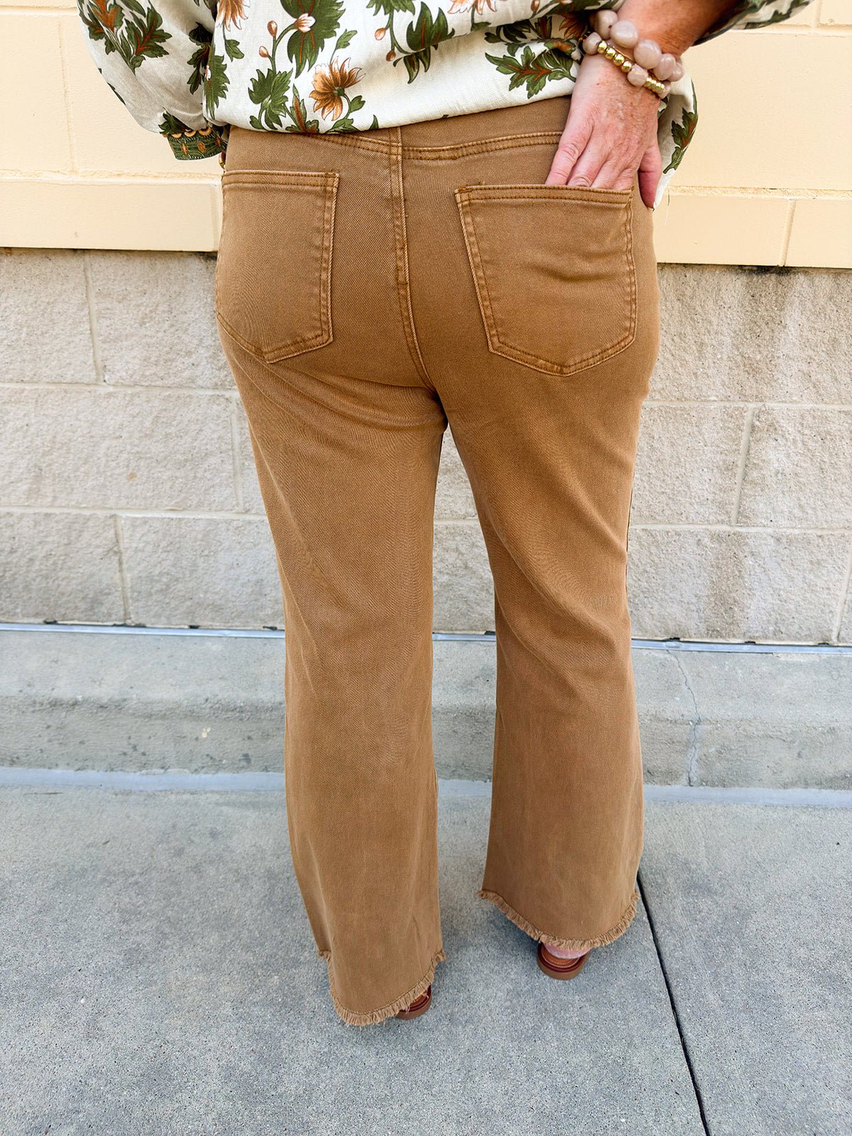 The Autumn Ember Bootcut Pants - The Pink Pineapple 850