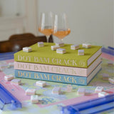 The Blank Book - Dot Bam Crack in Steel Blue - The Pink Pineapple 850