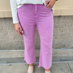 The Blush Ember Bootcut Pants in Mauve - The Pink Pineapple 850