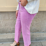 The Blush Ember Bootcut Pants in Mauve - The Pink Pineapple 850