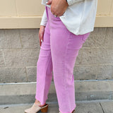 The Blush Ember Bootcut Pants in Mauve - The Pink Pineapple 850