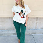 The Emerald Hour Bootcut Pants - The Pink Pineapple 850