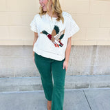 The Emerald Hour Bootcut Pants - The Pink Pineapple 850