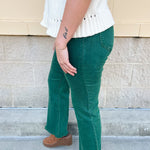 The Emerald Hour Bootcut Pants - The Pink Pineapple 850