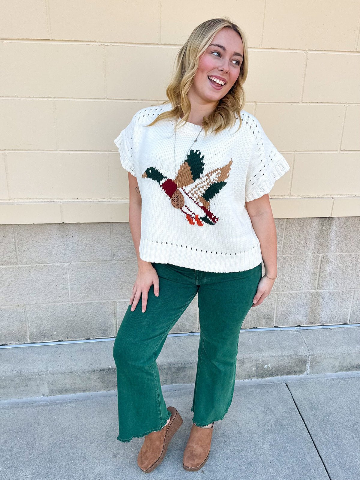 The Emerald Hour Bootcut Pants - The Pink Pineapple 850