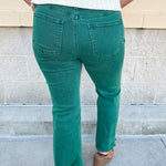 The Emerald Hour Bootcut Pants - The Pink Pineapple 850