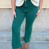 The Emerald Hour Bootcut Pants - The Pink Pineapple 850