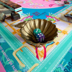 The Garden Song Cast Iron Mahjong Dice Dish - The Pink Pineapple 850