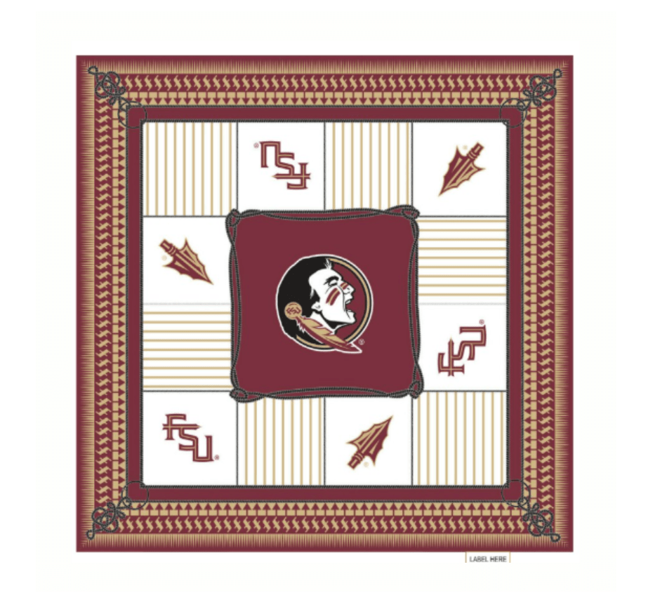 The Garnet & Gold Luxe Scarf - The Pink Pineapple 850