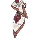 The Garnet & Gold Luxe Scarf - The Pink Pineapple 850