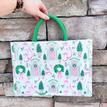 The Holiday House Classic Market Tote - The Pink Pineapple 850