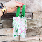 The Holiday House Petite Carry Tote - The Pink Pineapple 850
