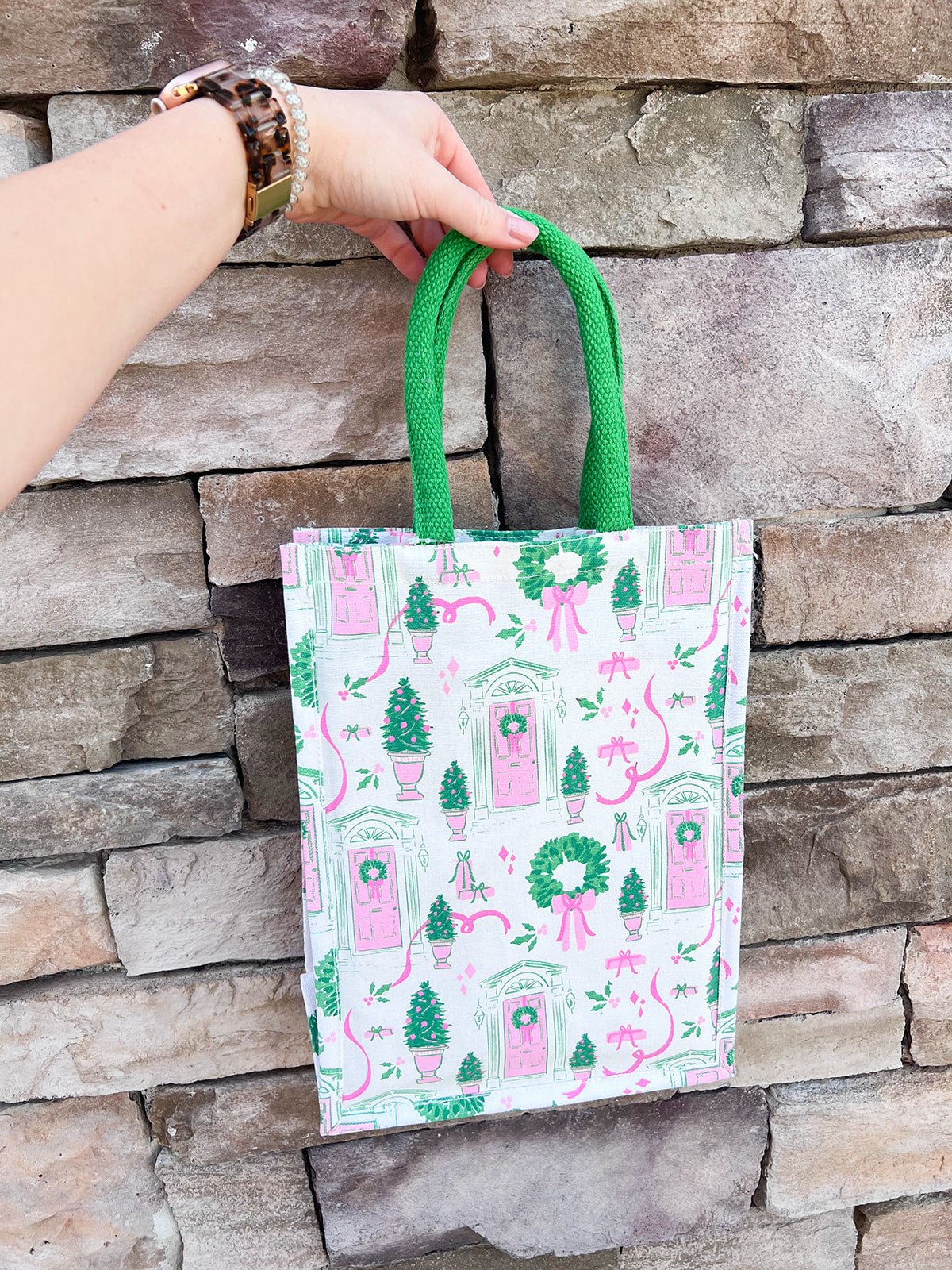 The Holiday House Wine Caddy - The Pink Pineapple 850