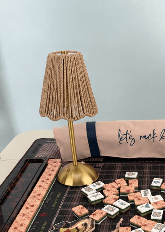 The Laurel Woven Table Lamp - The Pink Pineapple 850
