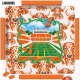 The Longhorn Edit Mahjong Mat - The Pink Pineapple 850
