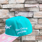 “The Luckiest Girl” Kelly Green Trucker Hat - The Pink Pineapple 850