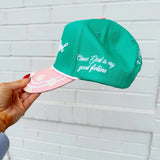 “The Luckiest Girl” Kelly Green Trucker Hat - The Pink Pineapple 850