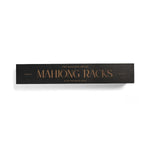 [The Mahjong House] Black Mother of Pearl Mahjong Racks - The Pink Pineapple 850