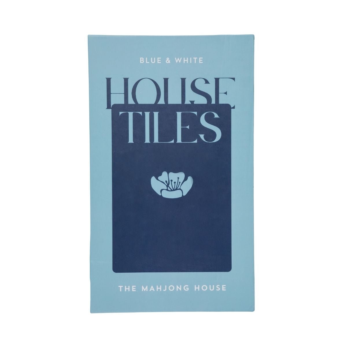 [The Mahjong House] Blue & White House Tile Set - The Pink Pineapple 850