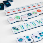 [The Mahjong House] Blue & White House Tile Set - The Pink Pineapple 850