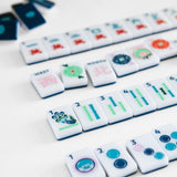 [The Mahjong House] Blue & White House Tile Set - The Pink Pineapple 850