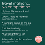 [The Mahjong House] Butter Yellow Travel Mahjong Set - The Pink Pineapple 850