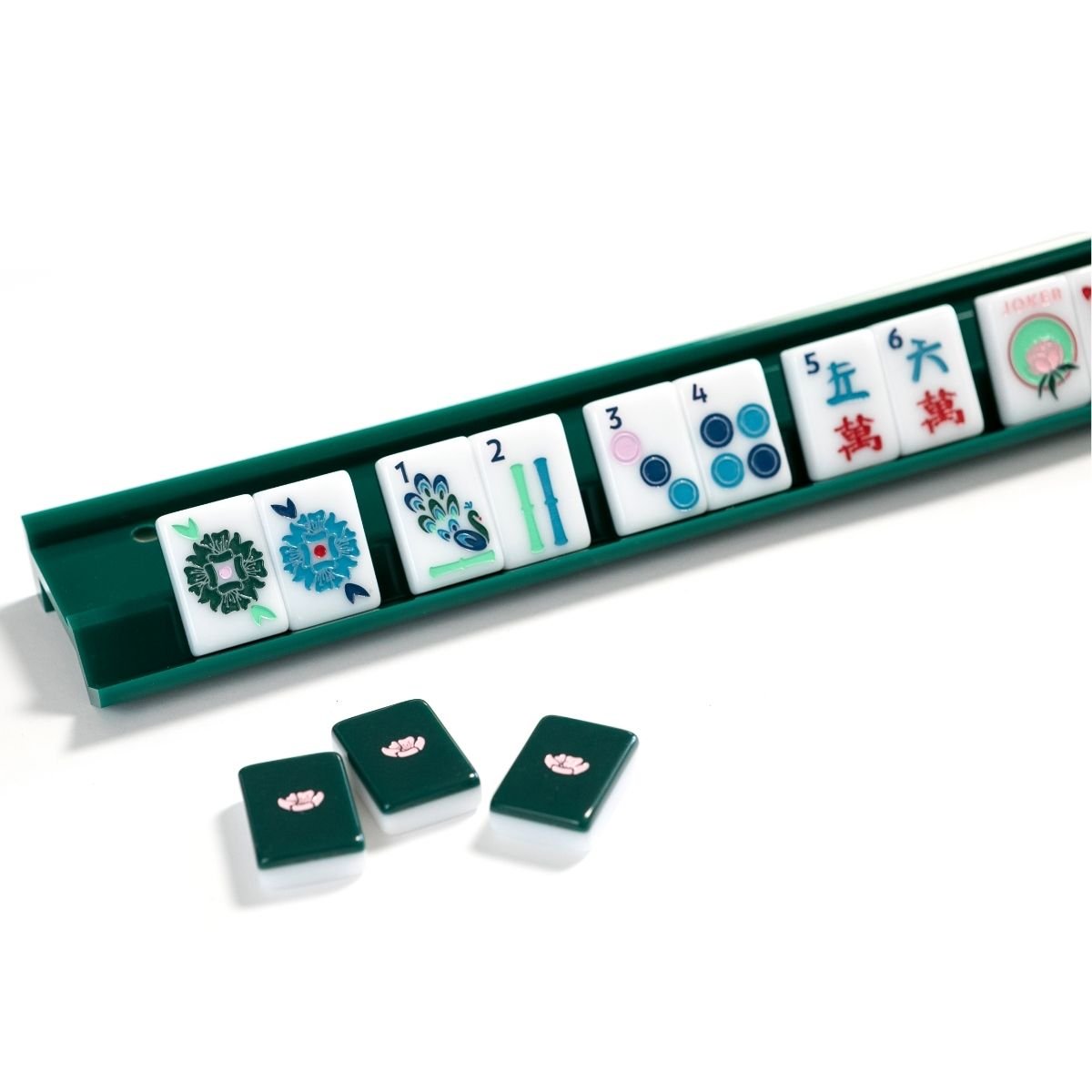 [The Mahjong House] Green Mahjong Racks - The Pink Pineapple 850