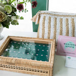 [The Mahjong House] Green & White House Tile Set - The Pink Pineapple 850