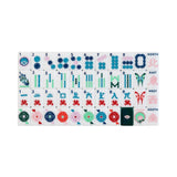 [The Mahjong House] Green & White House Tile Set - The Pink Pineapple 850