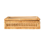 [The Mahjong House] Rattan Tile Box - The Pink Pineapple 850