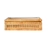 [The Mahjong House] Rattan Tile Box - The Pink Pineapple 850