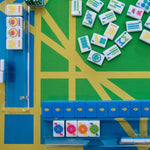 [The Mahjong House] The Brights! Electric Blue House Tiles - The Pink Pineapple 850