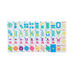 [The Mahjong House] The Brights! Electric Blue House Tiles - The Pink Pineapple 850