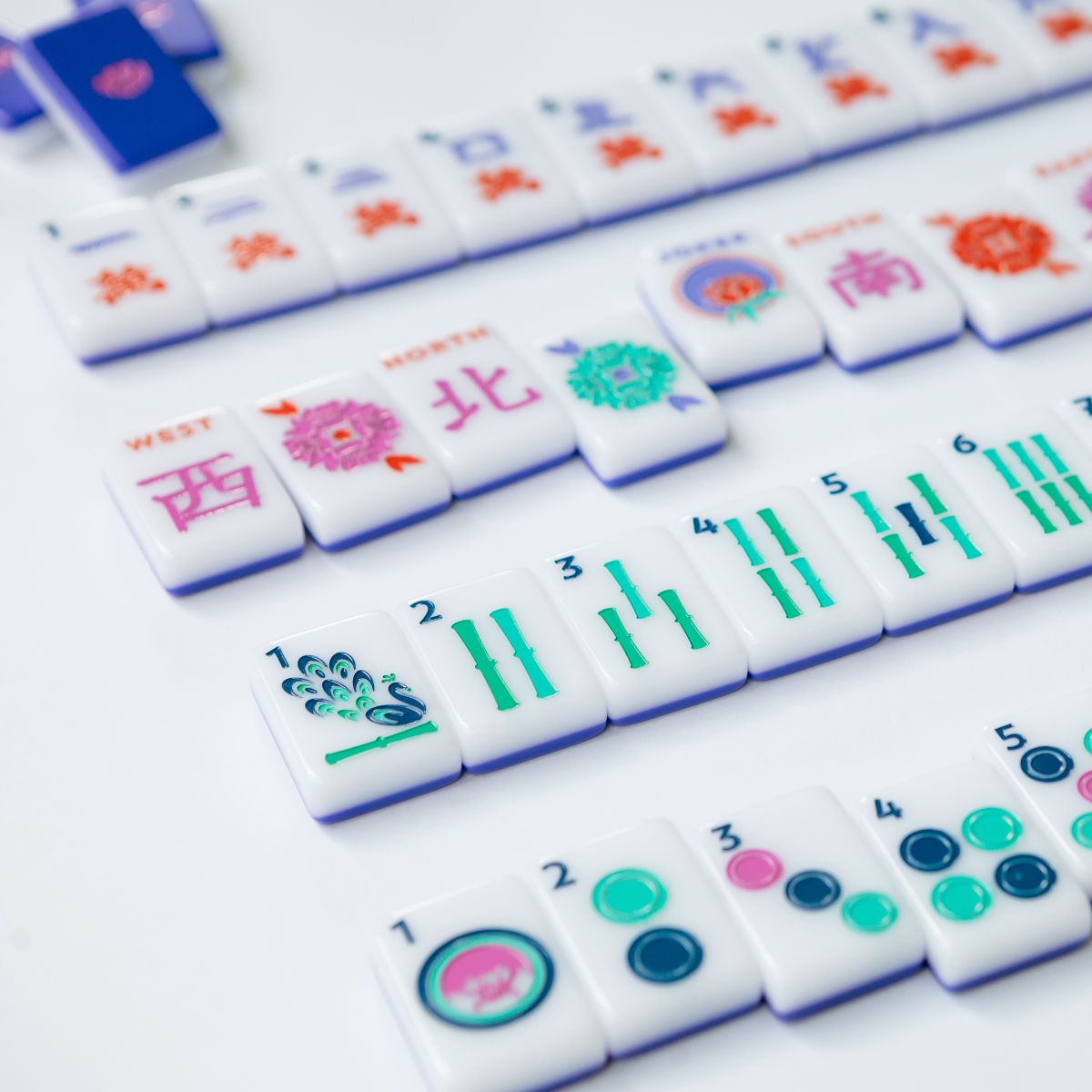 [The Mahjong House] The Jewels! Amethyst House Tiles - The Pink Pineapple 850