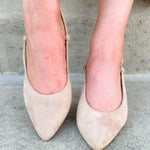 The Margot Suede Slingback Pump - The Pink Pineapple 850