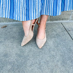 The Margot Suede Slingback Pump - The Pink Pineapple 850