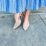 The Margot Suede Slingback Pump - The Pink Pineapple 850