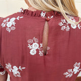 The Meadow Grace Embroidered Midi Dress - The Pink Pineapple 850