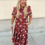 The Meadow Grace Embroidered Midi Dress - The Pink Pineapple 850