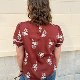 The Meadow Grace Embroidered Top - The Pink Pineapple 850