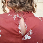 The Meadow Grace Embroidered Top - The Pink Pineapple 850
