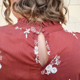 The Meadow Grace Embroidered Top - The Pink Pineapple 850