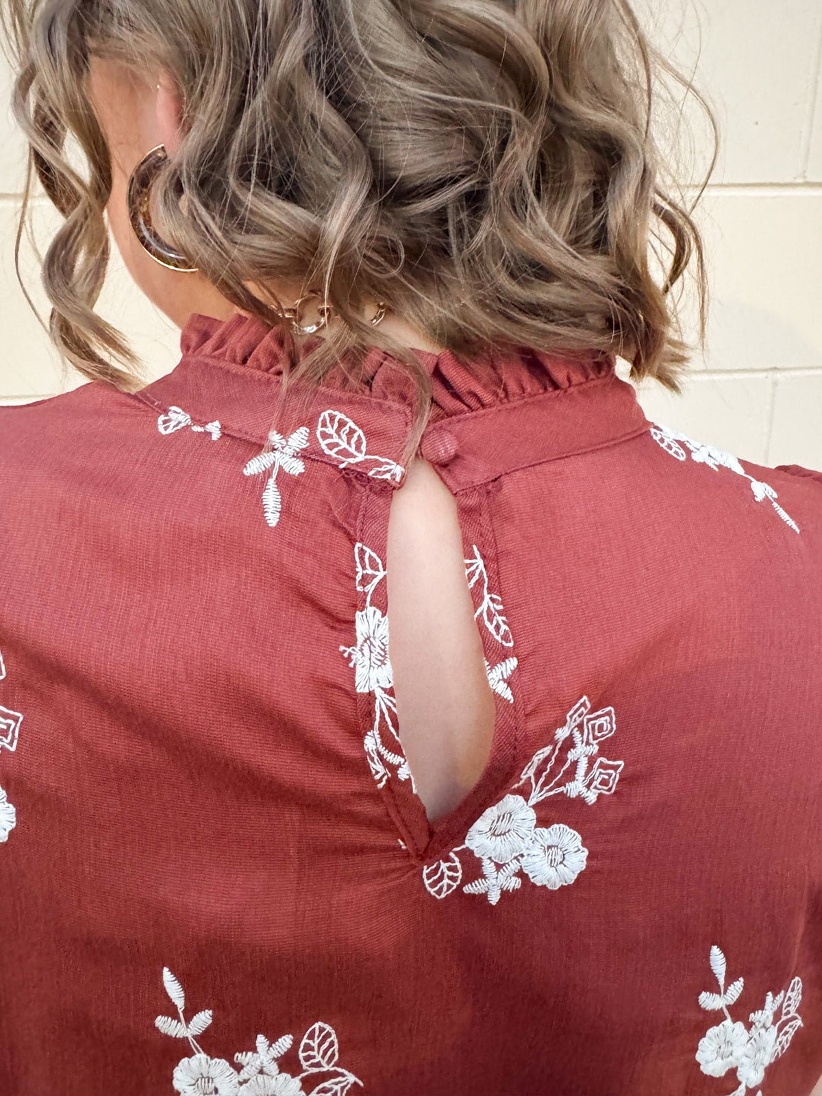 The Meadow Grace Embroidered Top - The Pink Pineapple 850