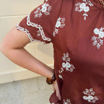 The Meadow Grace Embroidered Top - The Pink Pineapple 850